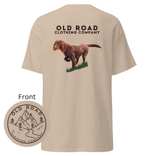 Brittany Dog Pointing | Working Brittany Spaniel Dog T Shirt | Pheasant Hunting T Shirt | Upland Hunting T Shirt | Mens Hunting T Shirt | Bird Hunting T Shirt