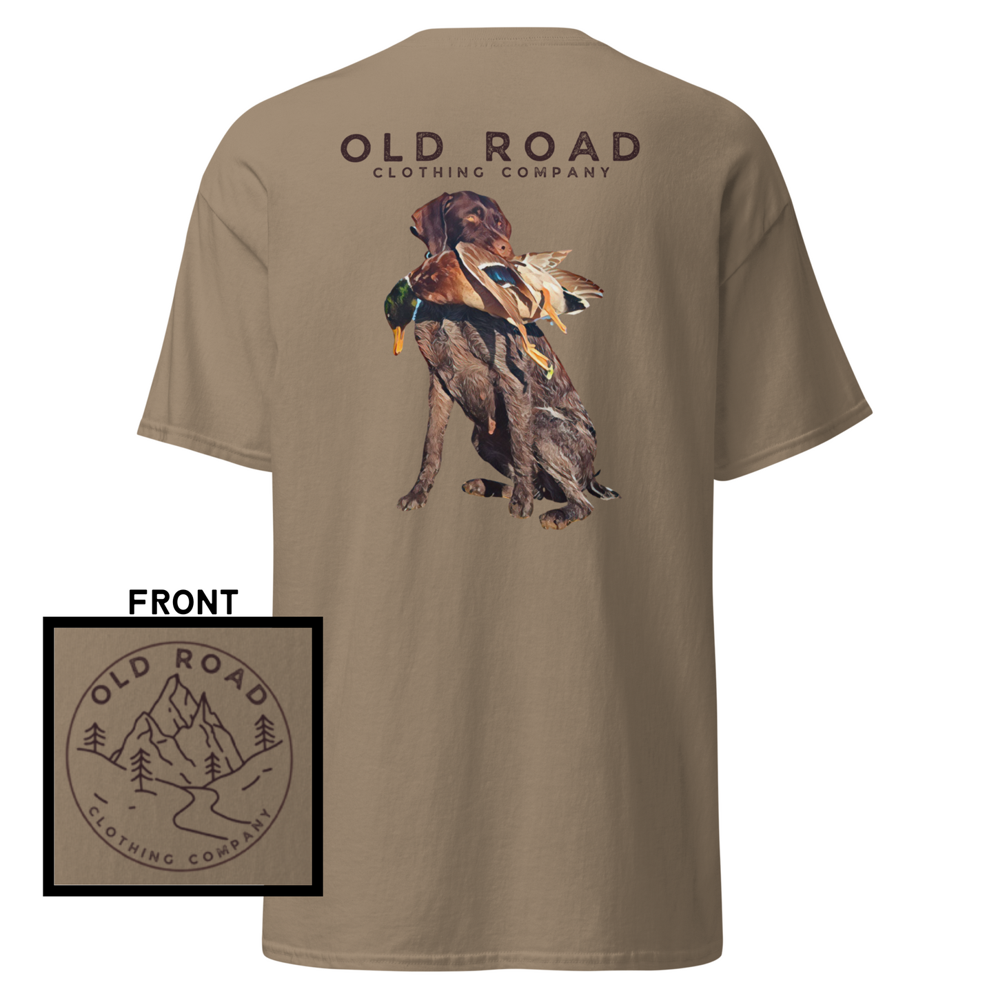 German Wirehaired Pointer T Shirt | Duck Hunting T shirt | Hunting Dogs | Bird Hunting | GWP Shirt | Gifts For Hunters | Fathers Day Gift