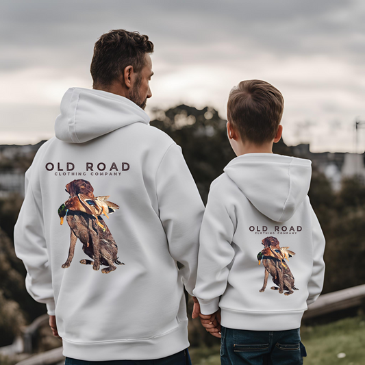 Youth German Wirehaired Pointer T Shirt | Duck Hunting Hoodie | Hunting Dogs | Bird Hunting | GWP Shirt | Dad and Son Matching | Youth Hoodie